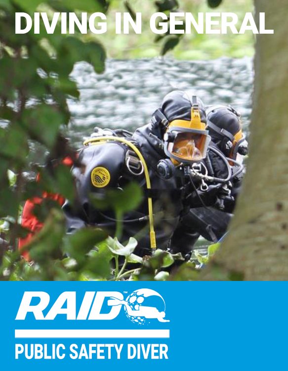 public safety diver from RAID