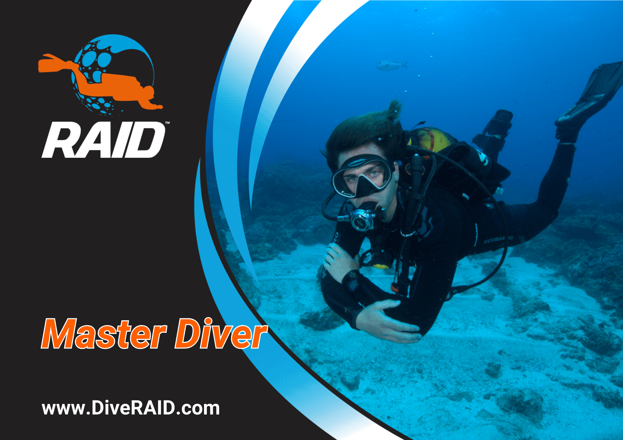 RAID Master Diver Scuba Diver
